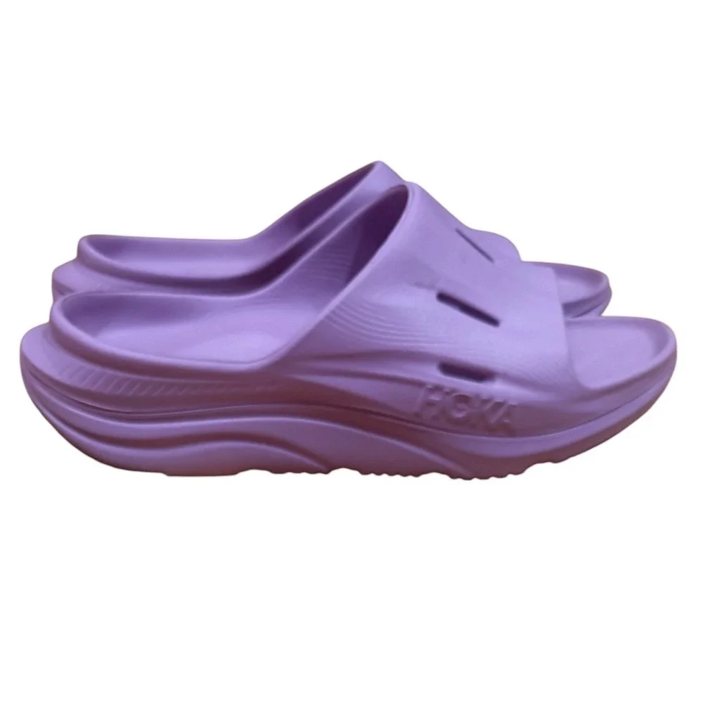 Hoka Ora Recovery Slide 3 Lilac Purple Athletic Sandals Mens 11